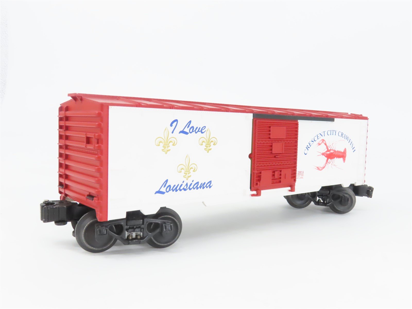 O Gauge 3-Rail Lionel 6-29914 I Love Louisiana Single Door Box Car