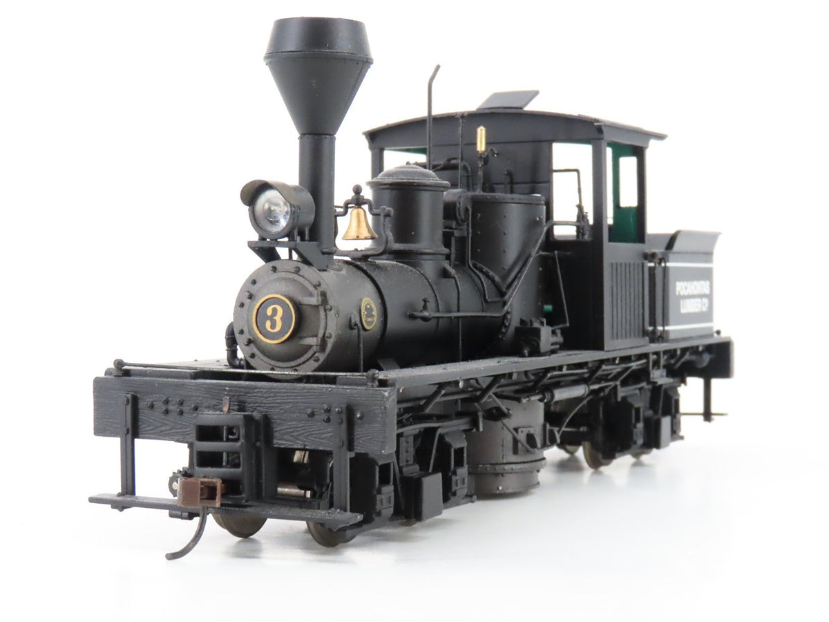 On30 Scale Bachmann 25660 Pocahontas Lumber Co. 2 Truck Shay Steam Loco #3