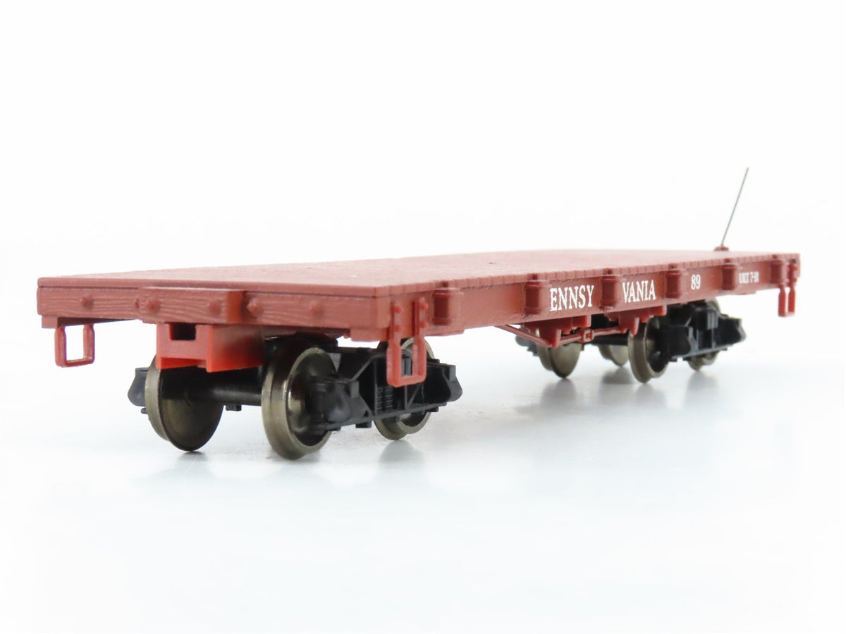 On30 Scale Bachmann 27314 PRR Pennsylvania Flatcar #89