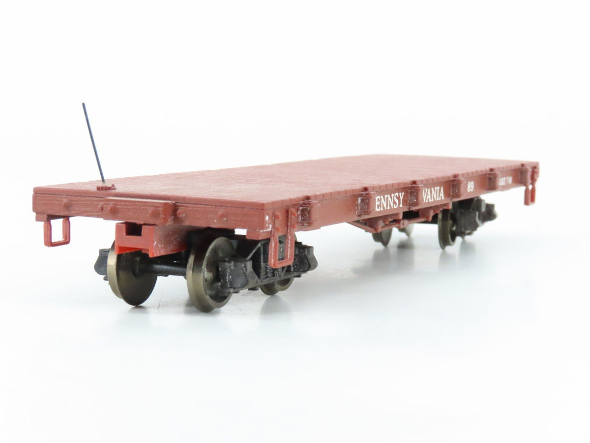 On30 Scale Bachmann 27314 PRR Pennsylvania Flatcar #89