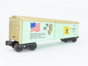 O Gauge 3-Rail Lionel 6-7603 Spirit of '76 New Jersey Single Door Box Car #7603
