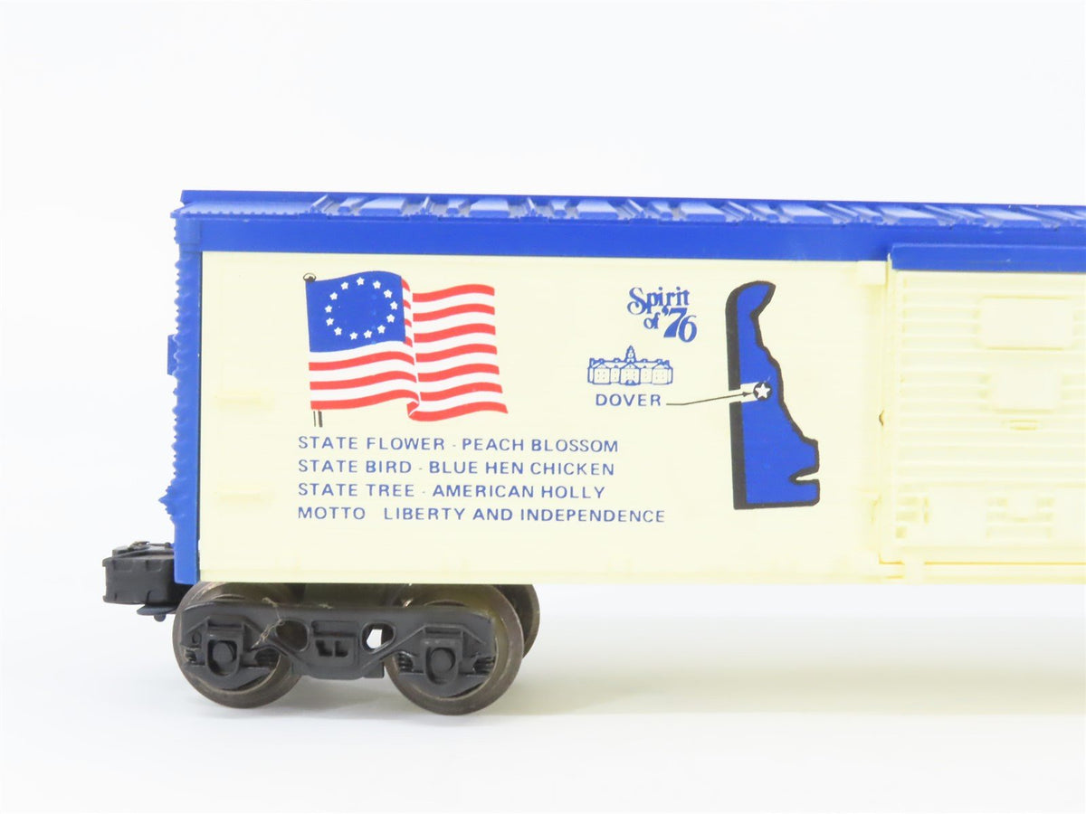O Gauge 3-Rail Lionel 6-7601 Spirit of &#39;76 Delaware Single Door Box Car #7601