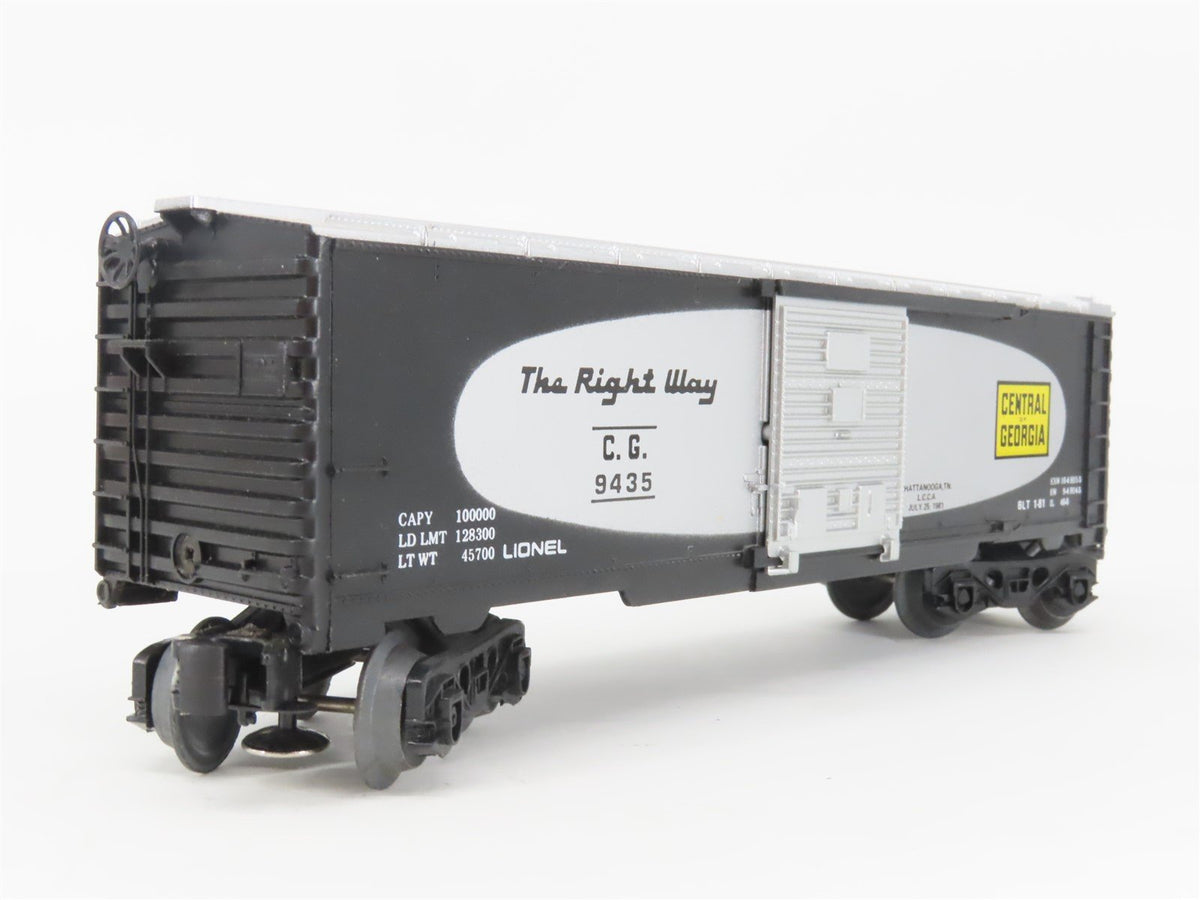 O Gauge 3-Rail Lionel 6-9435 LCCA CG Central of Georgia Box Car #9435