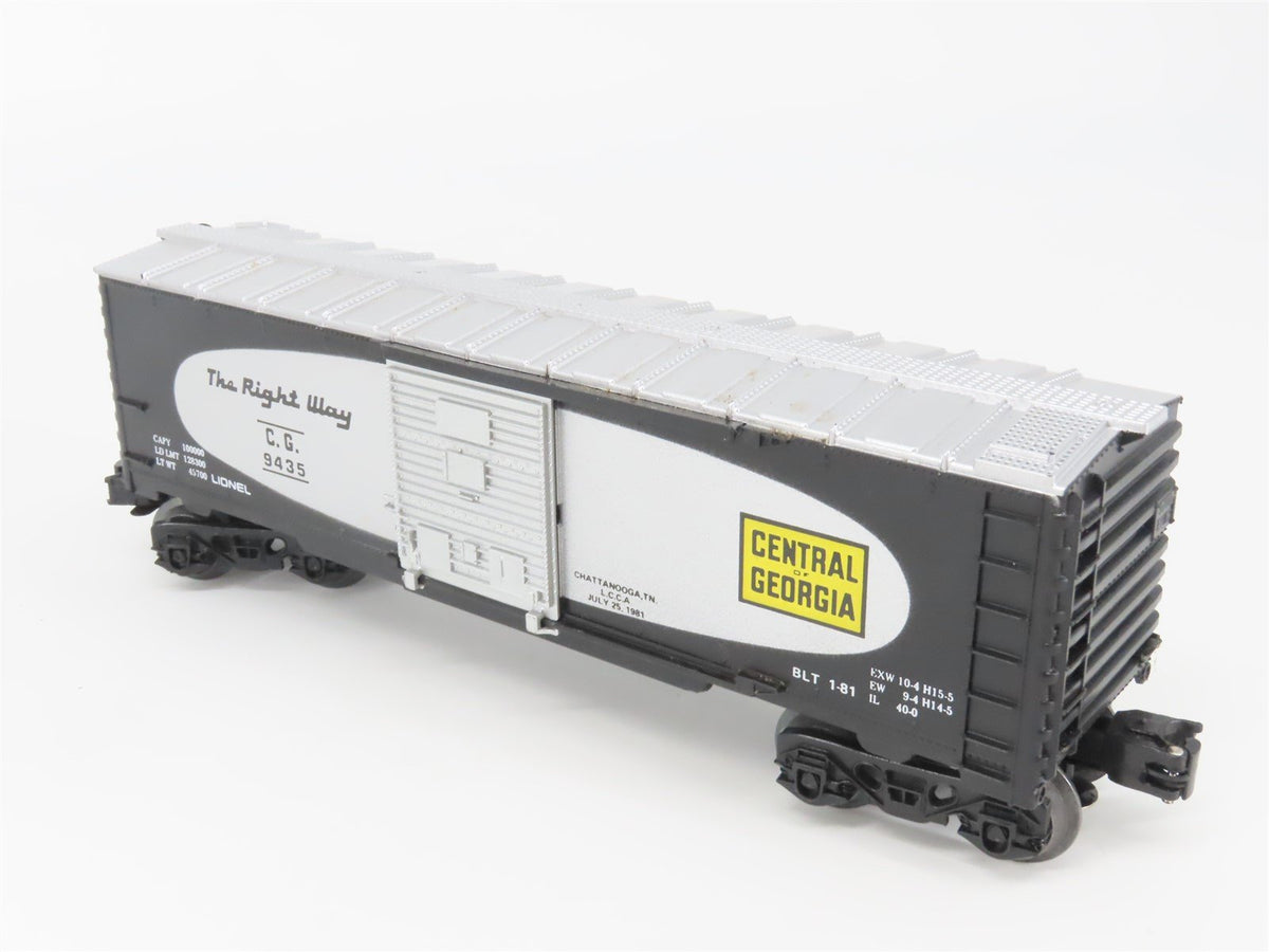 O Gauge 3-Rail Lionel 6-9435 LCCA CG Central of Georgia Box Car #9435