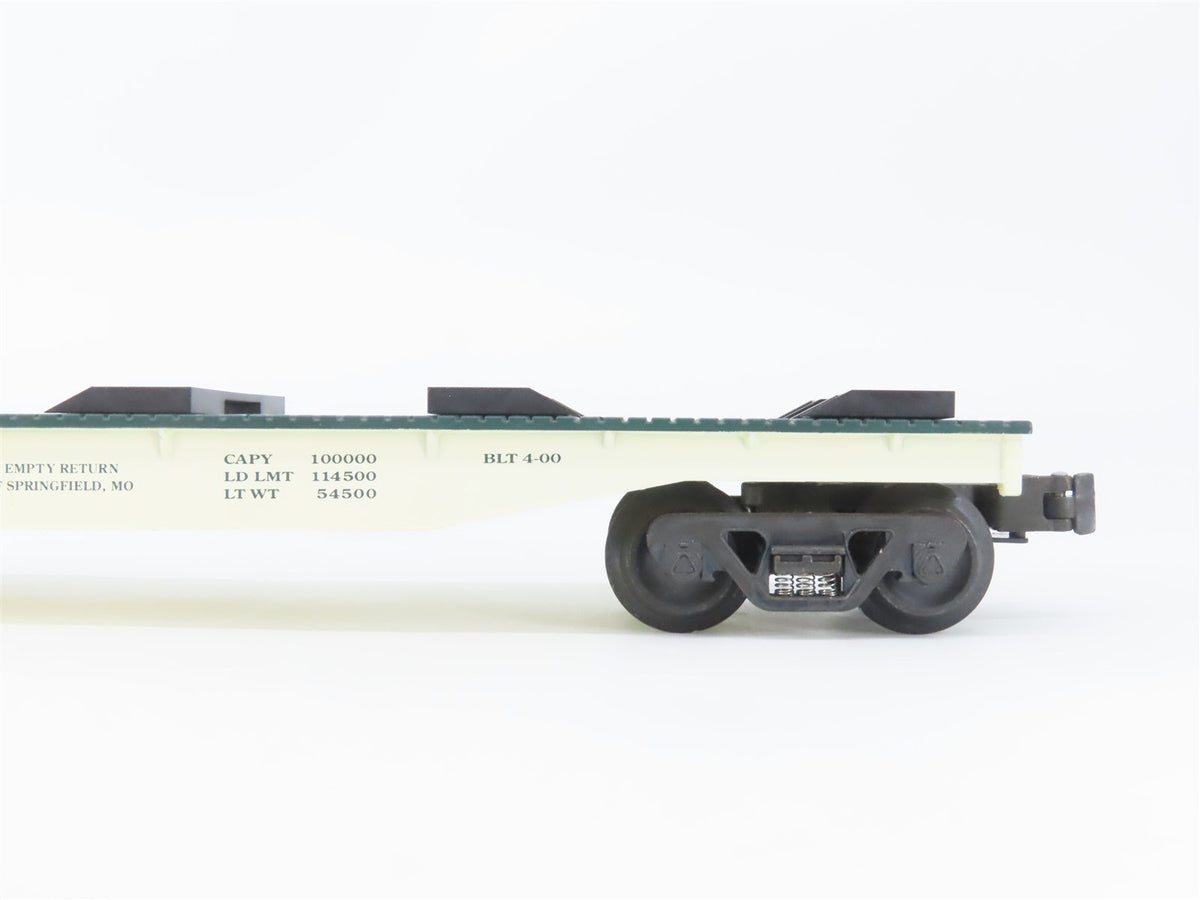O Gauge 3-Rail K-Line K691-1171 BNSF Flat Car #6911171 w/ 3 Chevy Corvettes