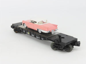 O Gauge 3-Rail Lionel 6-36067 King Auto Sales Flat Car #6424 w/ Cadillac