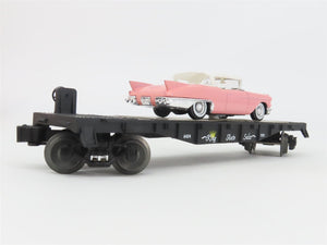 O Gauge 3-Rail Lionel 6-36067 King Auto Sales Flat Car #6424 w/ Cadillac