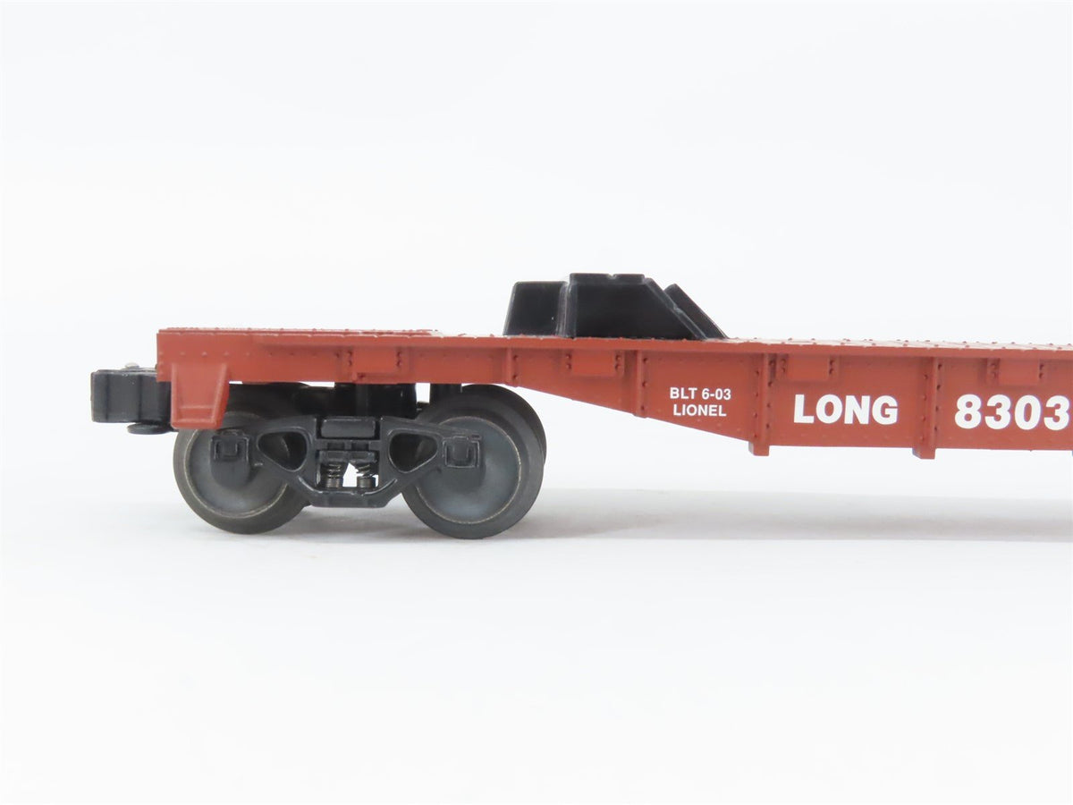 O Gauge 3-Rail Lionel 6-52296 Long Island Flat Car #8303 w/ Tanker Truck