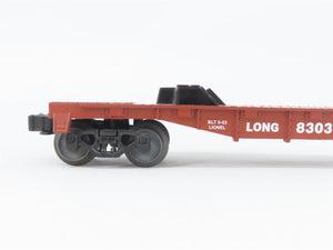 O Gauge 3-Rail Lionel 6-52296 Long Island Flat Car #8303 w/ Tanker Truck