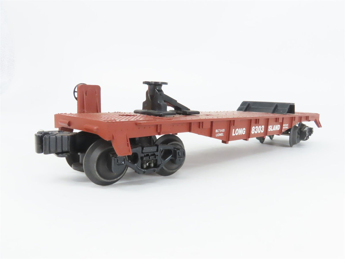 O Gauge 3-Rail Lionel 6-52296 Long Island Flat Car #8303 w/ Tanker Truck