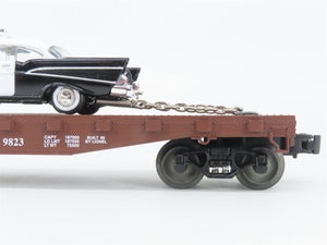 O Gauge 3-Rail Lionel 6-26906 SP Southern Pacific Flat Car #9823 w/ Police Car