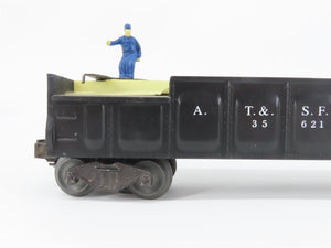 O Gauge 3-Rail Lionel 6-26757 ATSF Santa Fe Operating Barrel Gondola #35621
