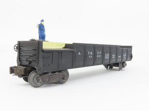 O Gauge 3-Rail Lionel 6-26757 ATSF Santa Fe Operating Barrel Gondola #35621