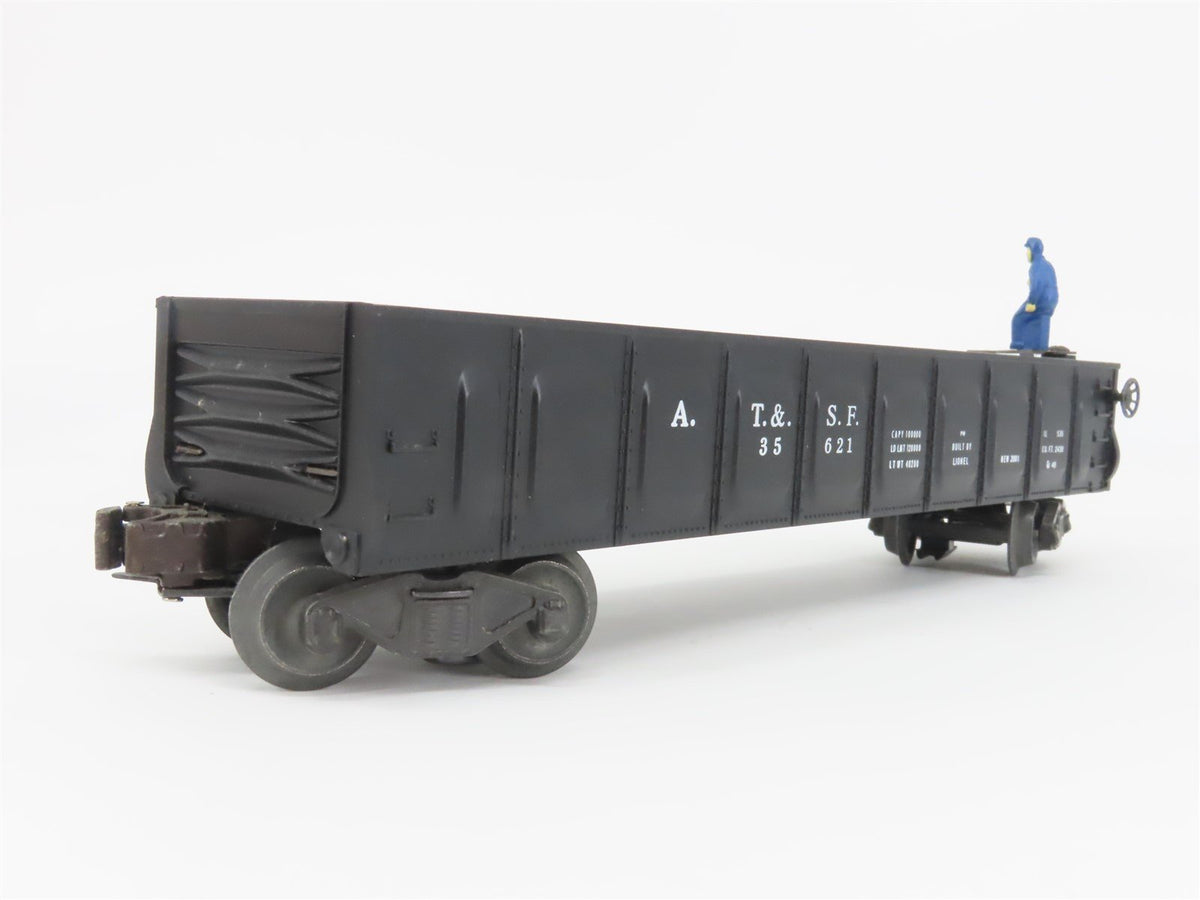 O Gauge 3-Rail Lionel 6-26757 ATSF Santa Fe Operating Barrel Gondola #35621