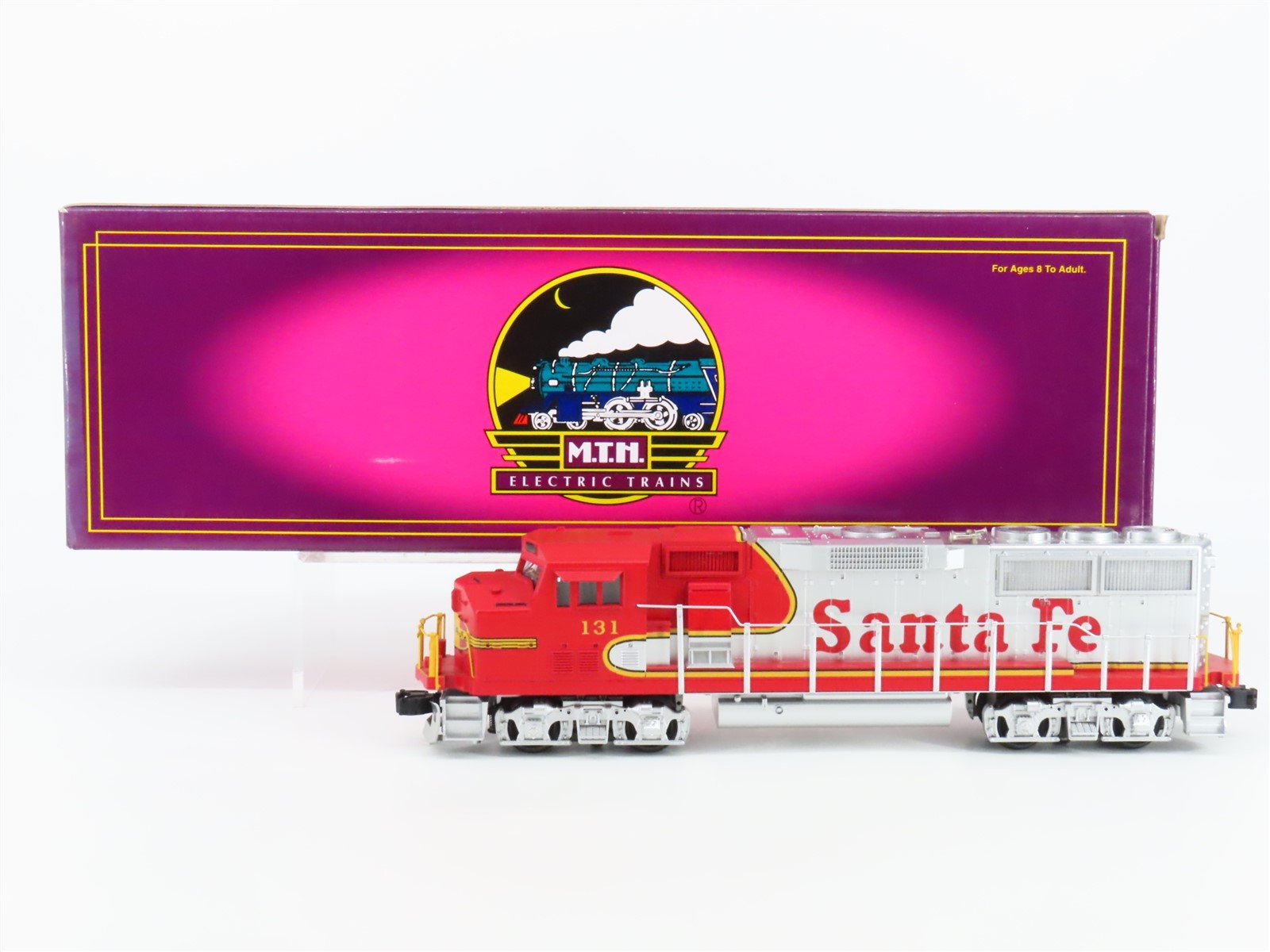 O Gauge 3-Rail MTH 20-2180-1 ATSF Santa Fe GP60M Diesel Loco #131 w/ Sound