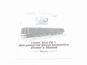 O Gauge 3-Rail Lionel 6-18965 ATSF Santa Fe Alco PB-1 Diesel Loco UNPOWERED