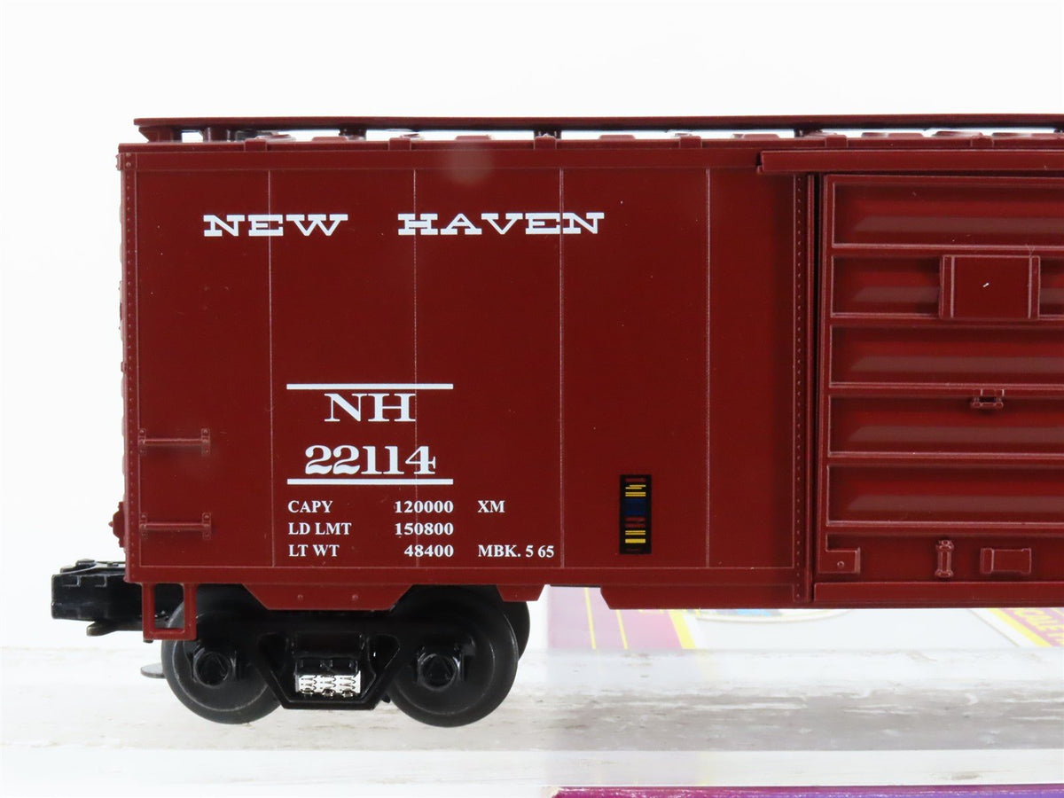 O Gauge 3-Rail MTH 20-93015 NH New Haven 40&#39; Single Door Boxcar 22114