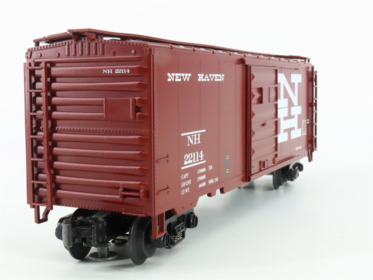 O Gauge 3-Rail MTH 20-93015 NH New Haven 40&#39; Single Door Boxcar 22114