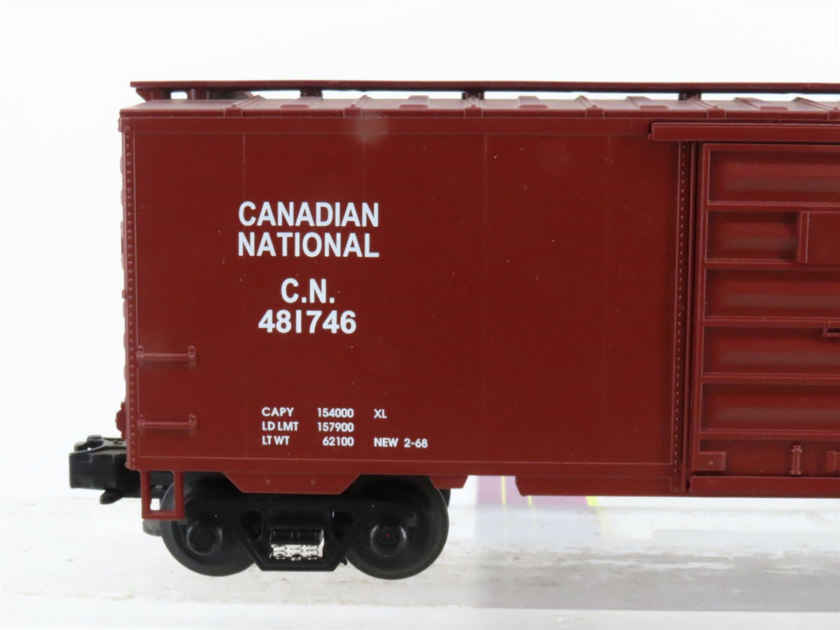 O Gauge 3-Rail MTH 20-93006 CN Canadian National &quot;Maple Leaf&quot; Boxcar 481746