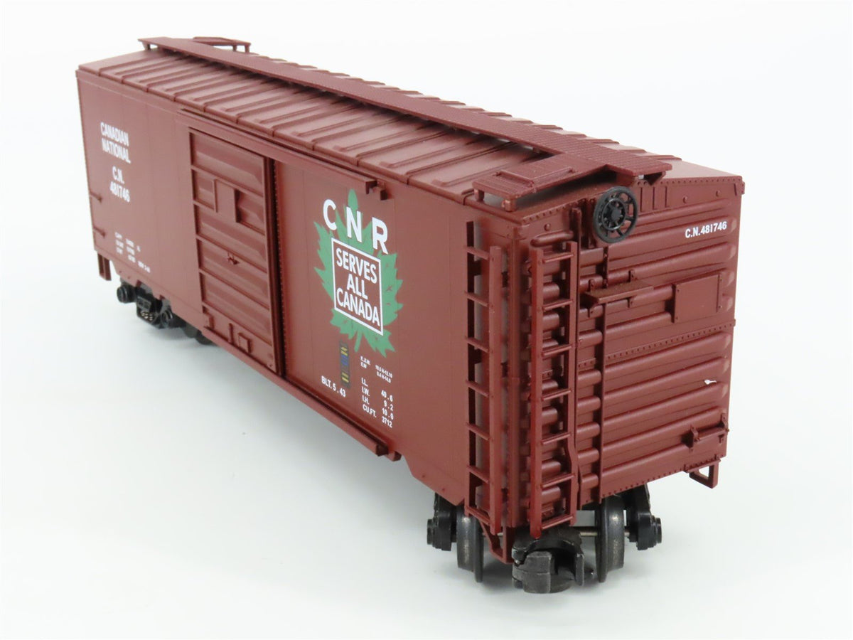 O Gauge 3-Rail MTH 20-93006 CN Canadian National &quot;Maple Leaf&quot; Boxcar 481746