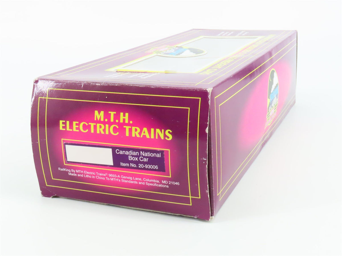 O Gauge 3-Rail MTH 20-93006 CN Canadian National &quot;Maple Leaf&quot; Boxcar 481746