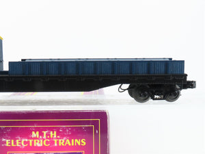 O Gauge 3-Rail MTH 20-98239 ATSF Santa Fe Crane Tender 191493 Lighted