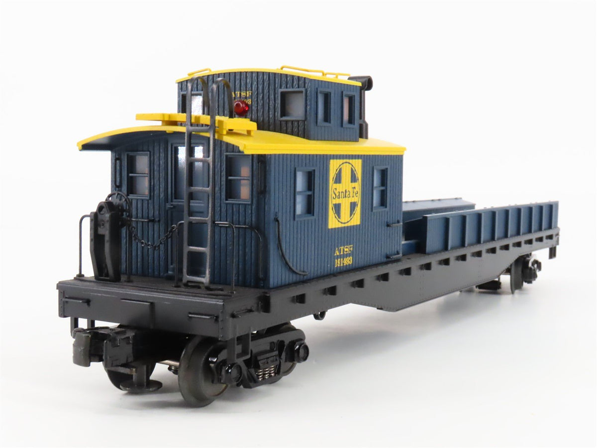 O Gauge 3-Rail MTH 20-98239 ATSF Santa Fe Crane Tender 191493 Lighted