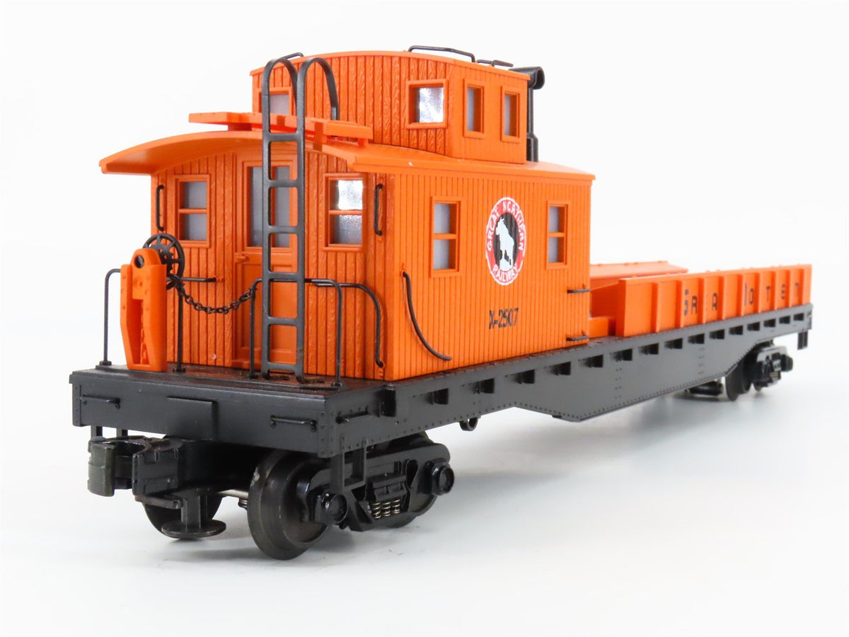 O Gauge 3-Rail MTH 20-98224 GN Great Northern Railway Crane Tender X2507 Lighted
