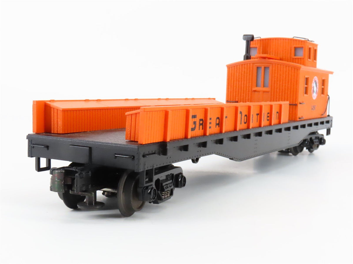 O Gauge 3-Rail MTH 20-98224 GN Great Northern Railway Crane Tender X2507 Lighted