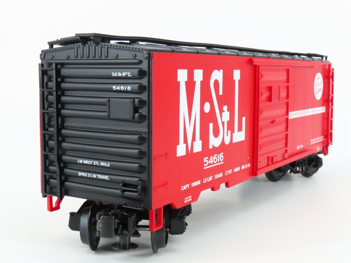 O Gauge 3-Rail MTH 20-93148 M&amp;StL Minneapolis &amp; St. Louis 40&#39; Box Car #54616