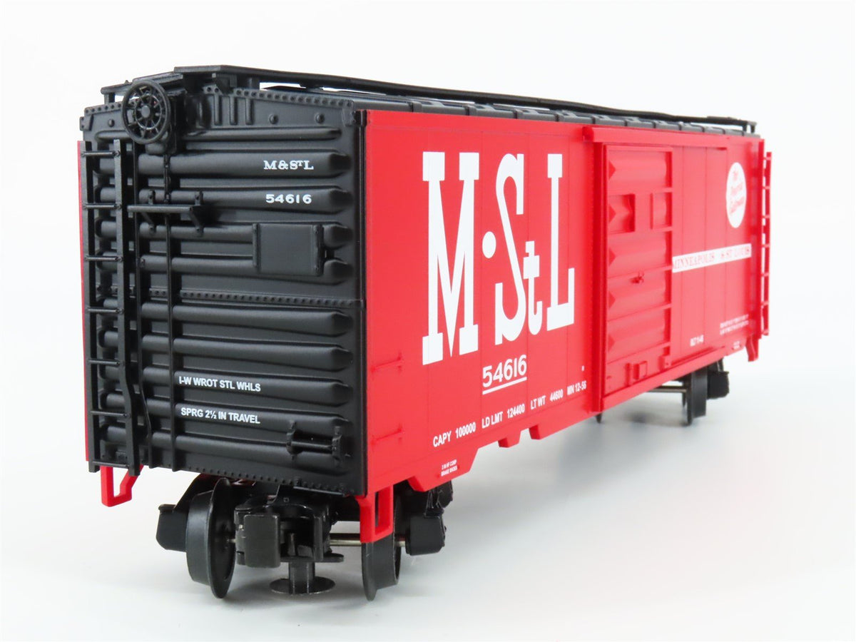 O Gauge 3-Rail MTH 20-93148 M&amp;StL Minneapolis &amp; St. Louis 40&#39; Box Car #54616
