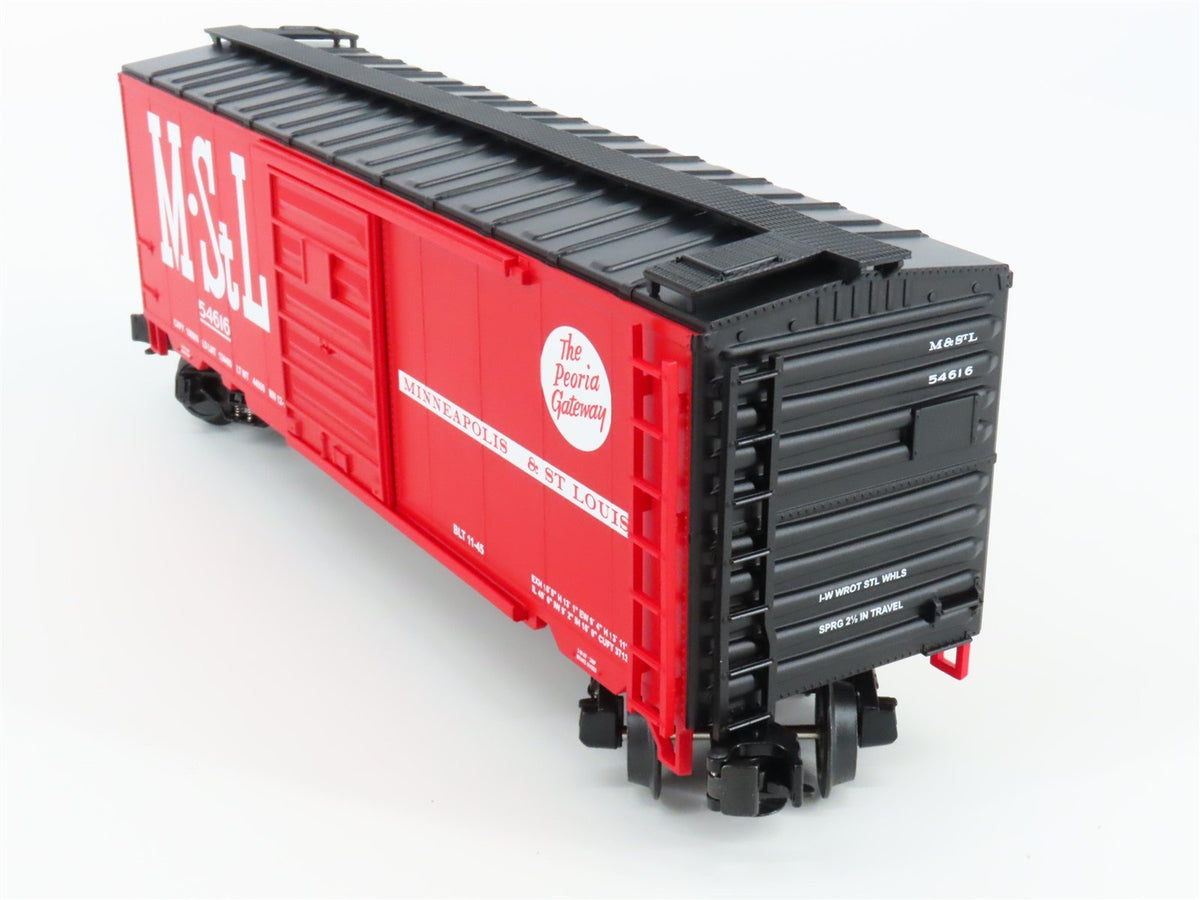 O Gauge 3-Rail MTH 20-93148 M&amp;StL Minneapolis &amp; St. Louis 40&#39; Box Car #54616