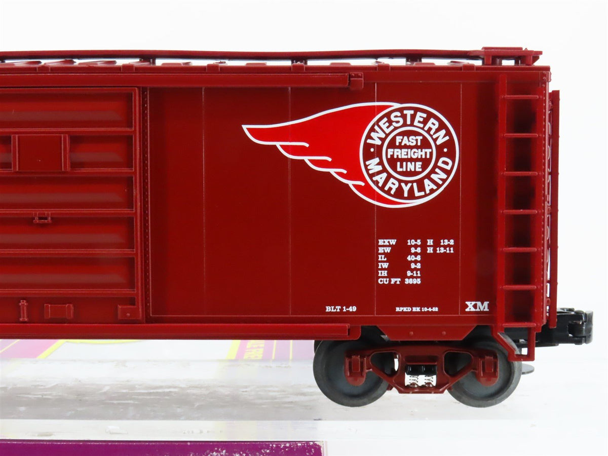 O Gauge 3-Rail MTH 20-93074 WM Western Maryland Fast Freight 40&#39; Box Car 29140