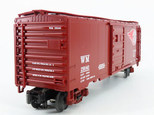 O Gauge 3-Rail MTH 20-93074 WM Western Maryland Fast Freight 40' Box Car 29140