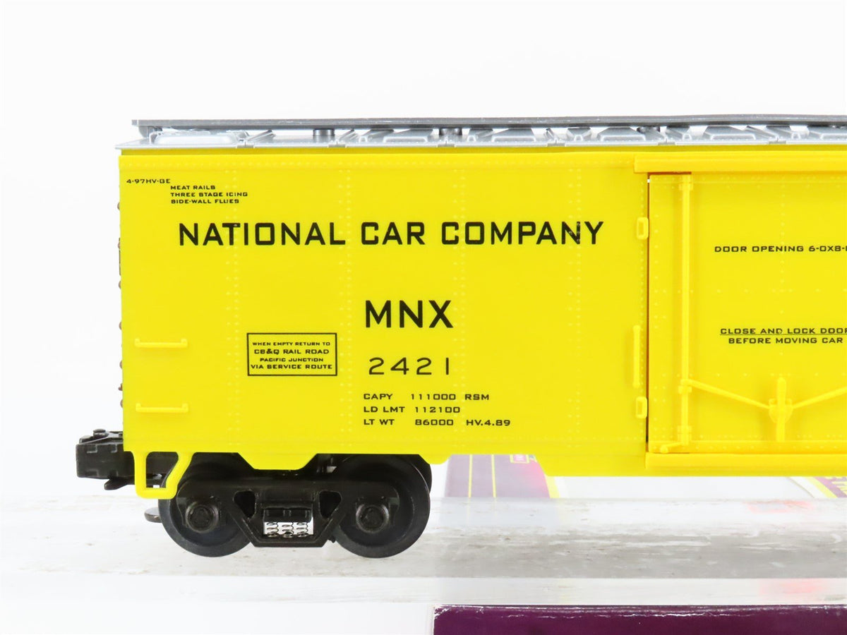 O Gauge 3-Rail MTH MT-9402L MNX National Car Company Reefer 2421