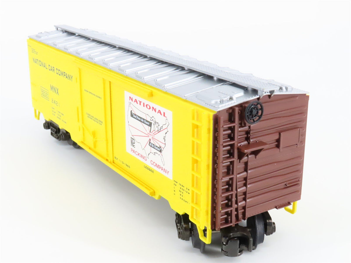O Gauge 3-Rail MTH MT-9402L MNX National Car Company Reefer 2421