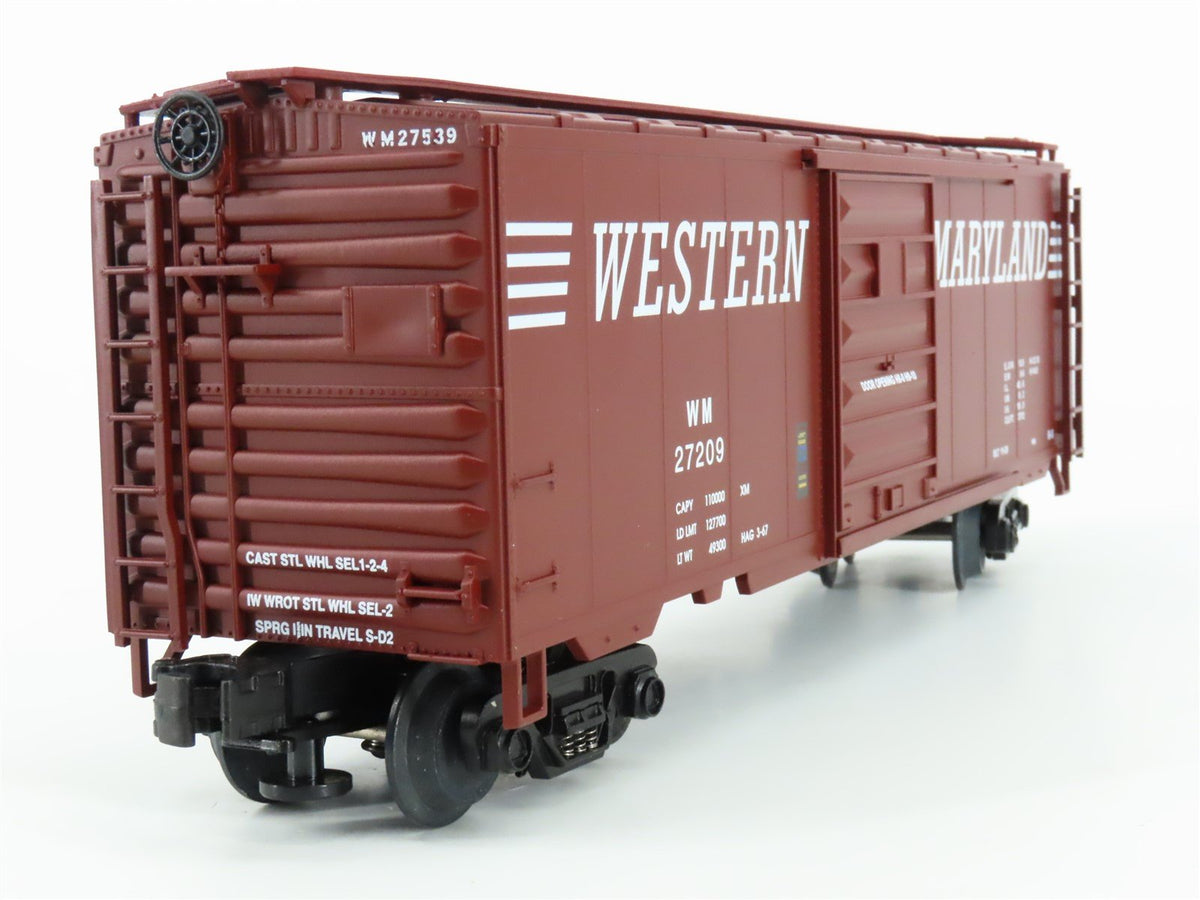 O Gauge 3-Rail MTH 20-93009 WM Western Maryland Single Door Box Car 27209