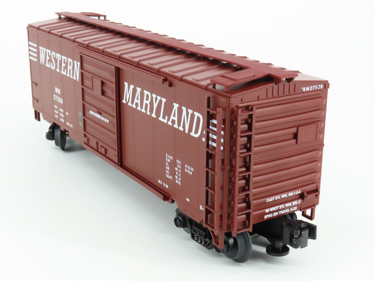 O Gauge 3-Rail MTH 20-93009 WM Western Maryland Single Door Box Car 27209