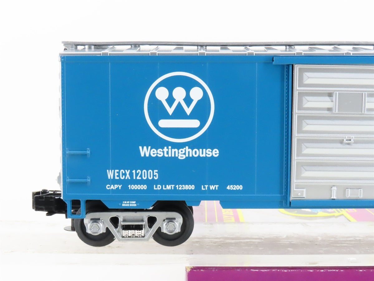 O Gauge 3-Rail MTH 20-93164 WECX Westinghouse 40&#39; Single Door Box Car 12005