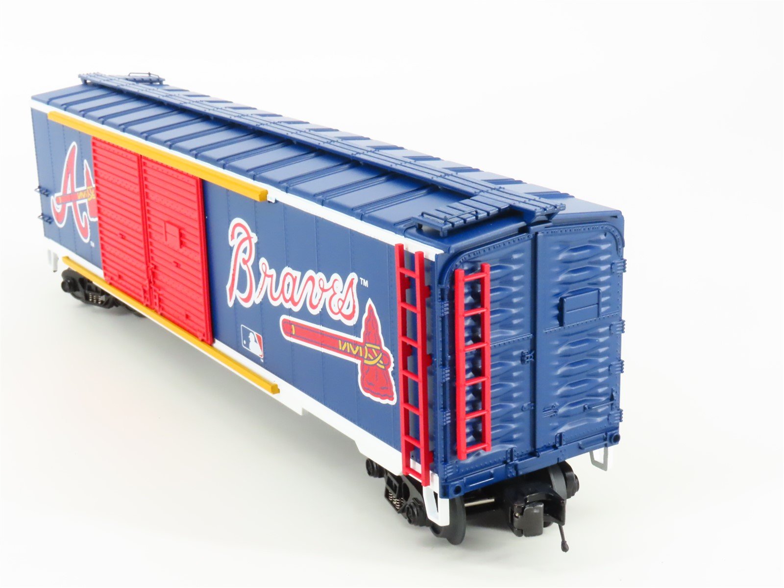 O Gauge 3-Rail MTH 20-93254 MLB Atlanta Braves 50' Double Door Box Car