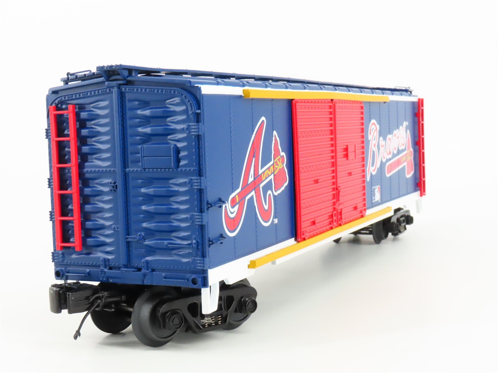 O Gauge 3-Rail MTH 20-93254 MLB Atlanta Braves 50' Double Door Box Car