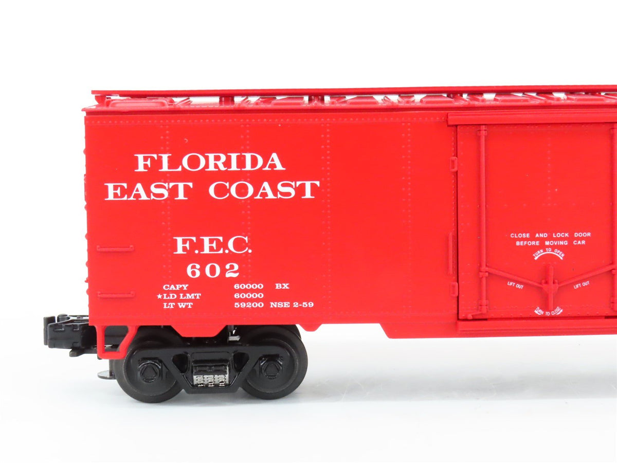O Gauge 3-Rail MTH 20-94013 FEC Florida East Coast Speedway Reefer #602