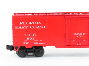 O Gauge 3-Rail MTH 20-94013 FEC Florida East Coast Speedway Reefer #602