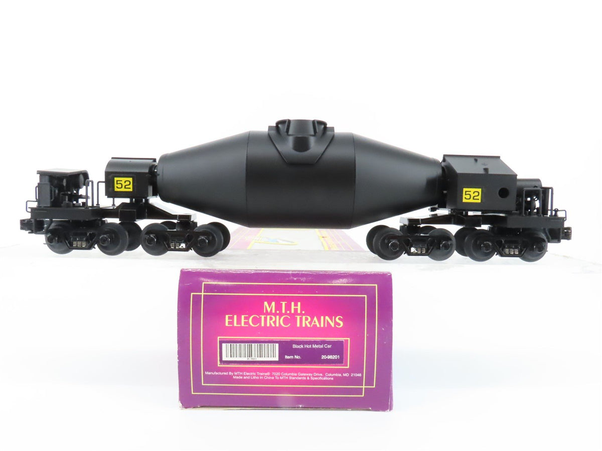 O Gauge 3-Rail MTH 20-98201 Black Hot Metal Car #52