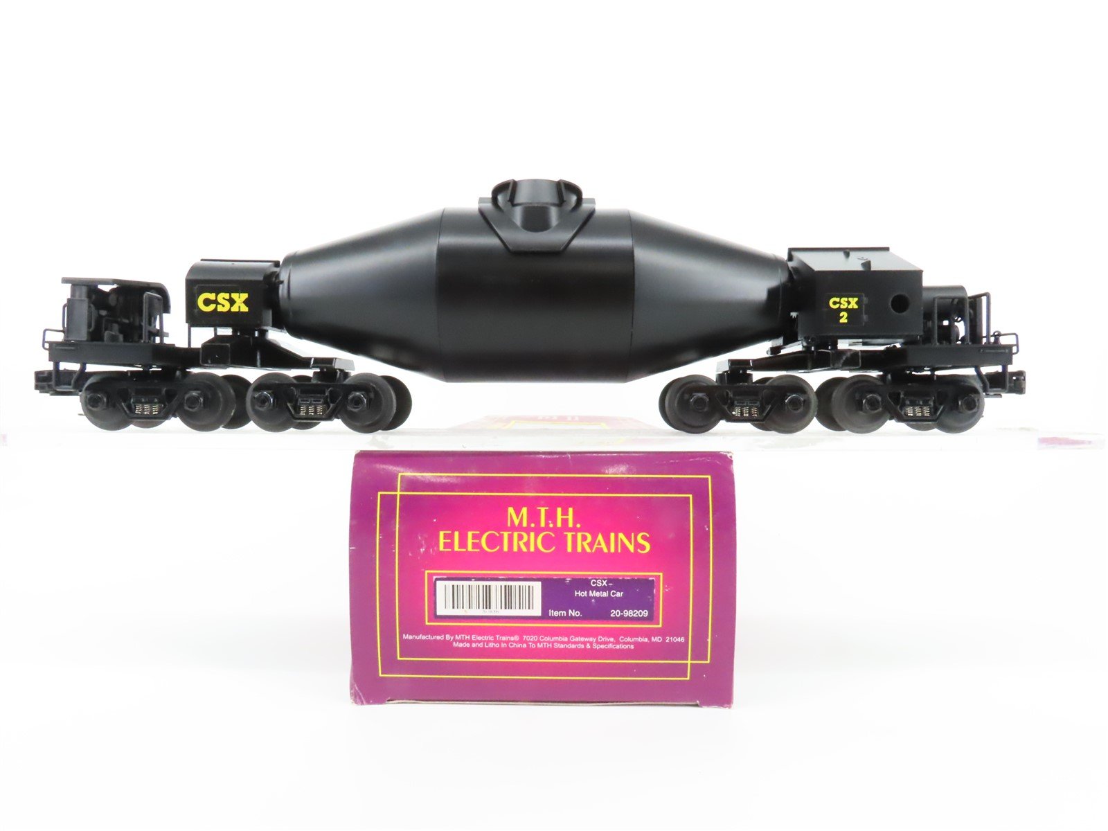 O Gauge 3-Rail MTH 20-98209 CSX Hot Metal Car #2