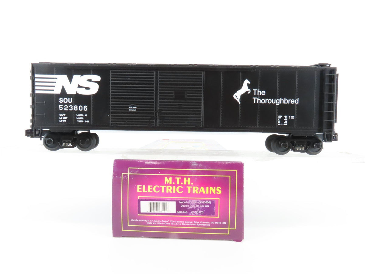 O Gauge 3-Rail MTH 20-93123 SOU NS Norfolk Southern 50&#39; Box Car #523806