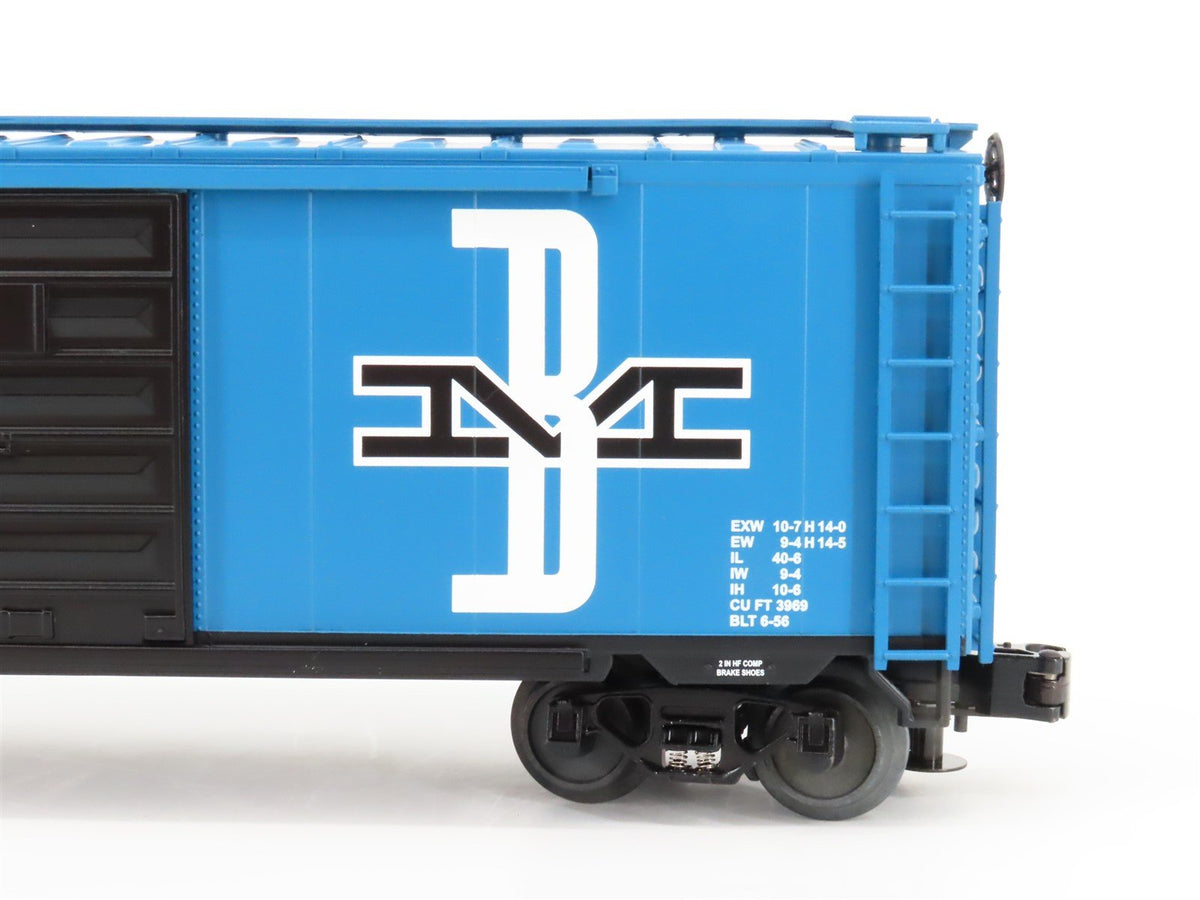 O Gauge 3-Rail MTH 20-93118 BM Boston &amp; Maine 40&#39; Single Door Box Car #77019
