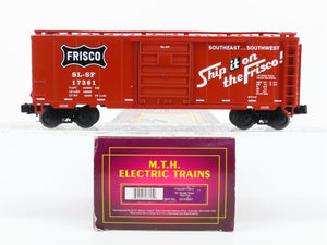 O Gauge 3-Rail MTH 20-93087 SL-SF Frisco 40' Single Door Box Car #17361