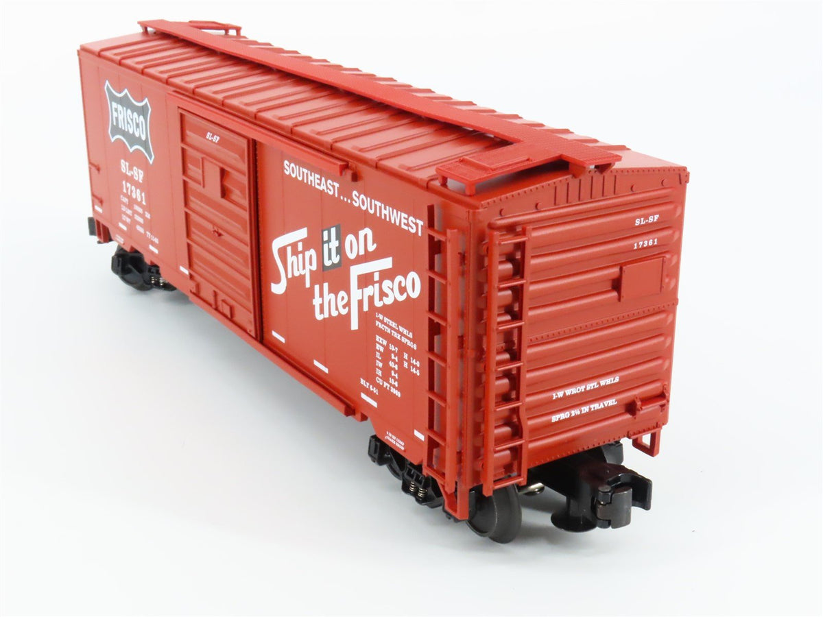 O Gauge 3-Rail MTH 20-93087 SL-SF Frisco 40&#39; Single Door Box Car #17361