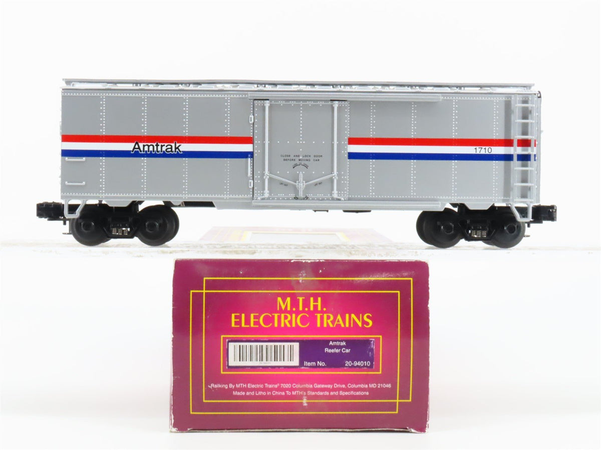 O Gauge 3-Rail MTH 20-94010 Amtrak Reefer #1710
